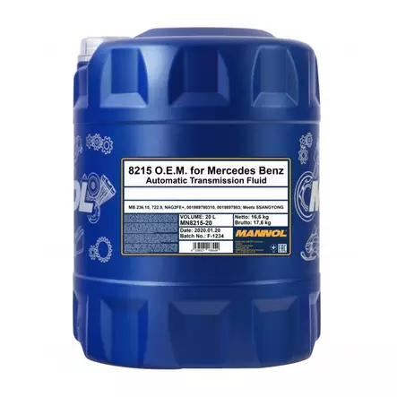 Automaattivaihteistoöljy ATF Special Fluid 236.15 Mannol - Automaattivaihteistoöljyt - MN8215 - 1