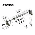 Kytkinrumpu ja ratas ATC350 BMW jakovaihteisto - ATC350 - 350-01100 - 3