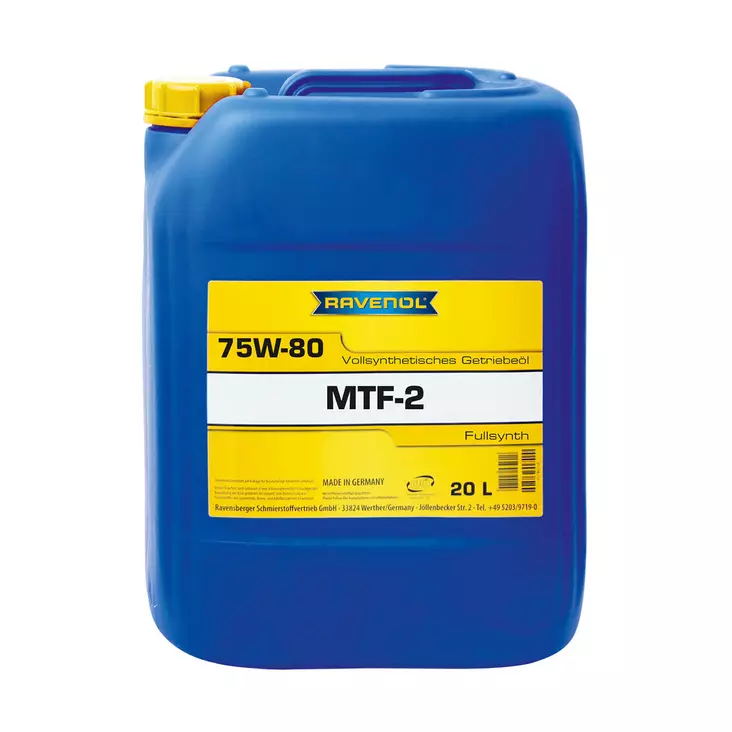 Transmission oil MTF-2 SAE 75W-80 Ravenol 20L - Manual transmission and differential oils - 1221103-020 - 1