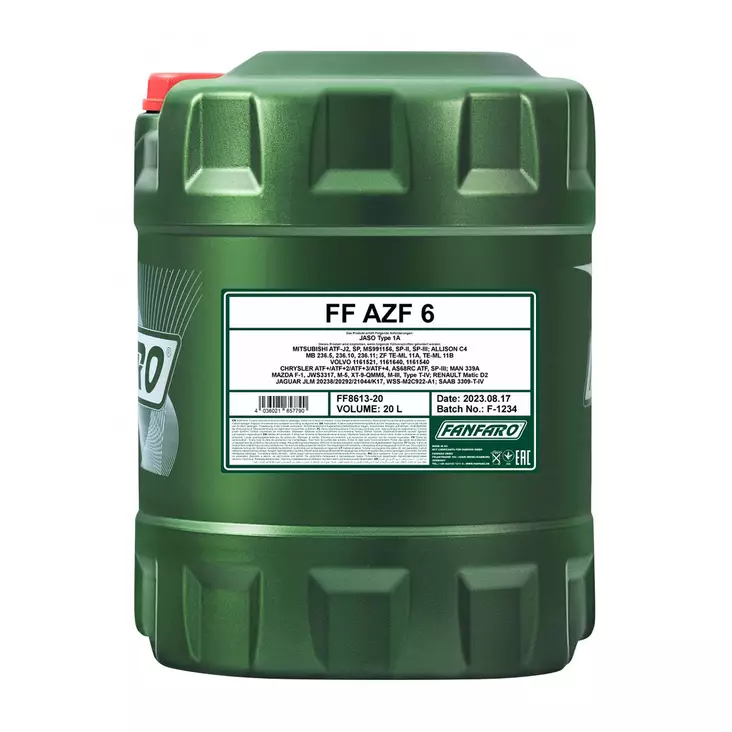 Automatic transmission oil AZF 6 Fanfaro 20L - Automatic transmission oils - FF8613-020 - 1