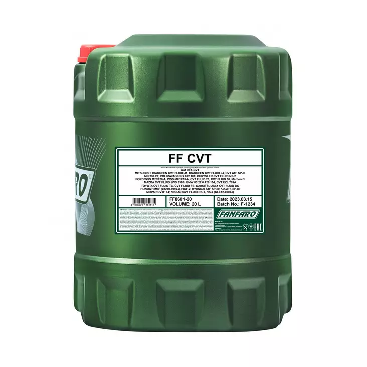 Automatic transmission oil CVT Fanfaro 20L - CVT transmission oils - FF8601-020 - 1