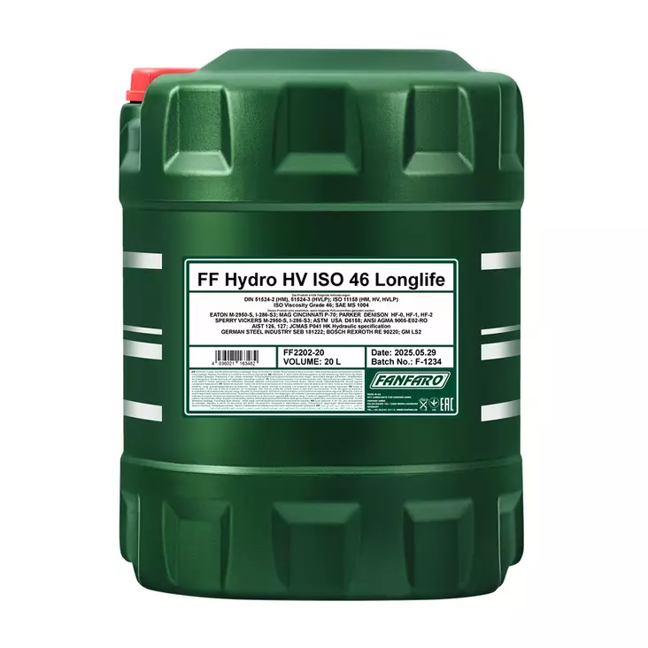 Hydraulic oil Hydro HV ISO 46 Longlife Fanfaro - Hydraulic and power steering oils - FF2202 - 1