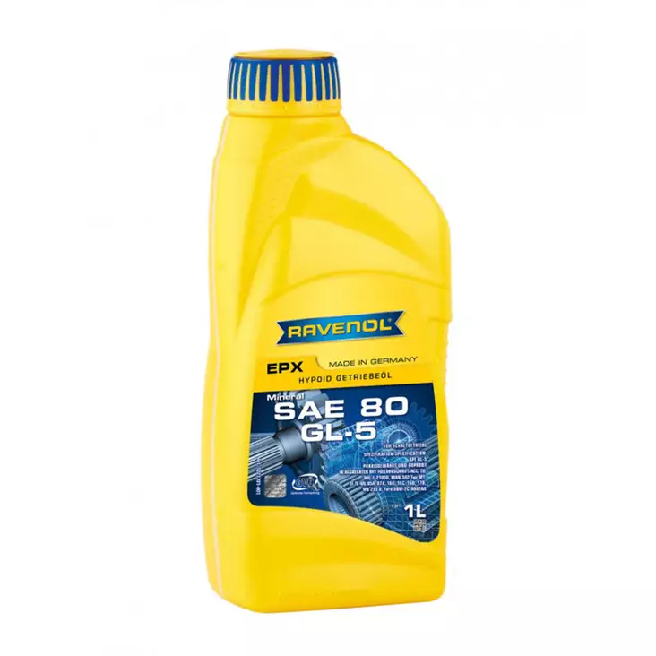 Transmission oil EPX 80 GL5 Ravenol 1L - Manual transmission and differential oils - 1223201-001 - 1