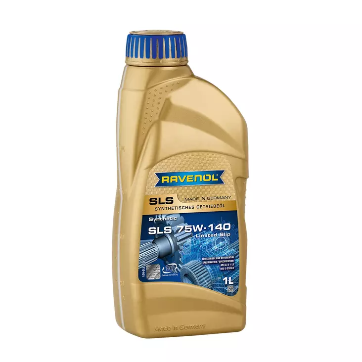 Vaihteistoöljy SLS SAE 75W-140 GL 5 LS Ravenol 1L - Manuaalivaihteisto- ja peräöljyt - 1221110-001 - 1