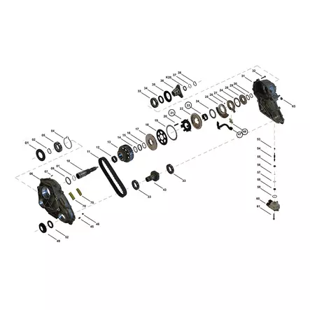 Plastic parts kit ATC45L BMW transfer case - ATC45L - SP04544 - 2