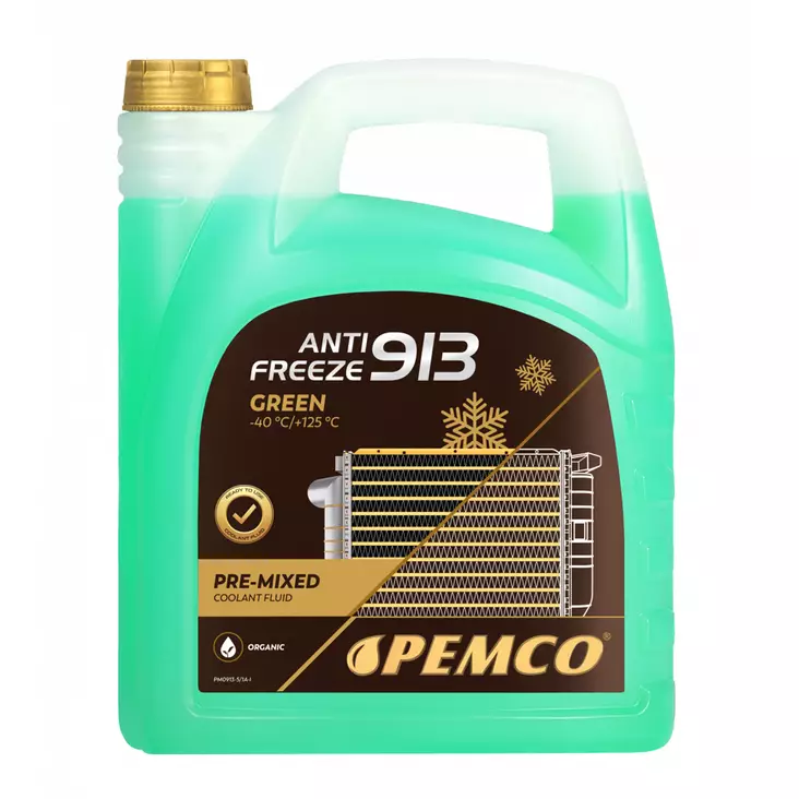 Jäähdytinneste Anti Freeze 913 vihreä (-40°C) valmis 5L - Jäähdytinnesteet - PM0913-005 - 1