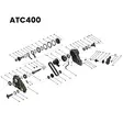 Actuator motor BMW X5 / X3 ATC400 / ATC500 Transfer case - ATC400 - 27107566296 - 3