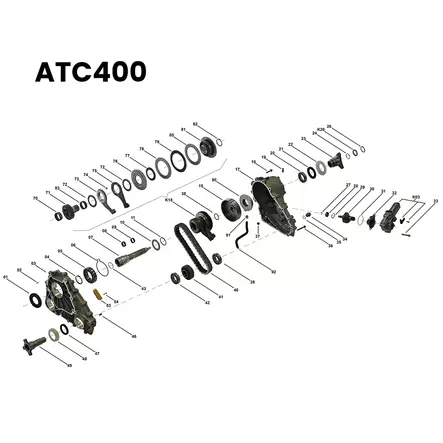 Sprocket Assy X3 ATC400 - ATC400 - SP00188 - 2