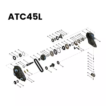 Cover ATC45L Front Axle - ATC45L - 27107623529 - 2