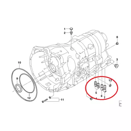 Tiivisteholkki 31,2mm 6HP19 / 6HP21 ZF - ZF6HP19, ZF6HP21 tiivisteet - 0501319279 - 2