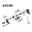 Laippa ATC35L / ATC350 kardaanilähtö taka - ATC35L - 27107593439 - 2