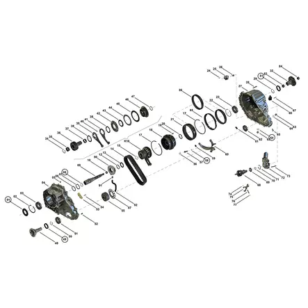 Seal kit ITC DD295 / ITC PLA Transfer case - Land Rover transfer cases - OHITCPLA - 2