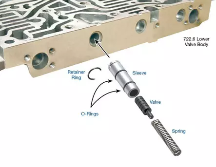 TCC damper Valve 722.6 MB - 722.6, NAG1 venttiilikoneistot - 68942-23K - 2