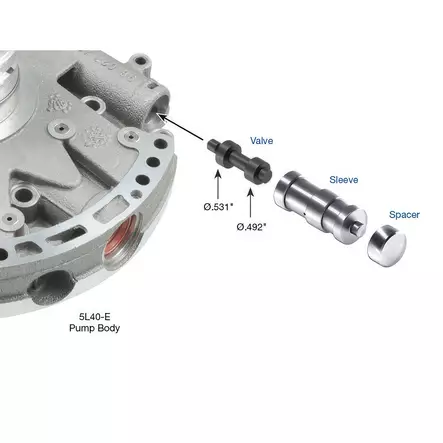 Boost Valve Kit 5L40E Performance ratio - 5L40E kovat osat - 55209-01K - 2
