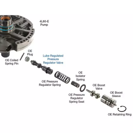 Pressure regulator valve 4L80E modified - 4L80E venttiilikoneistot - 34200-14K - 2